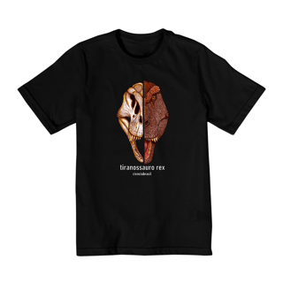 Nome do produto T-Shirt Quality Infantil (2 a 8) caras Tiranossauro
