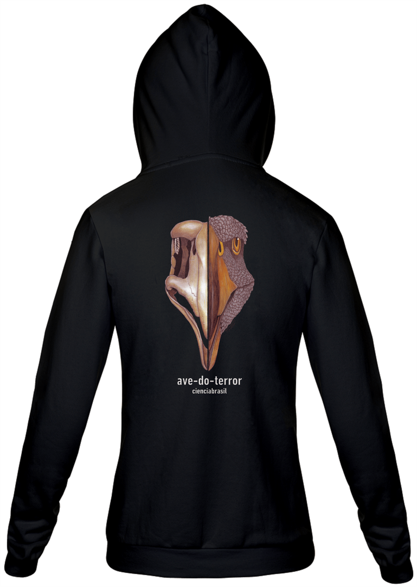 Nome do produto: Moletom com zipper Unissex ave-do-terror