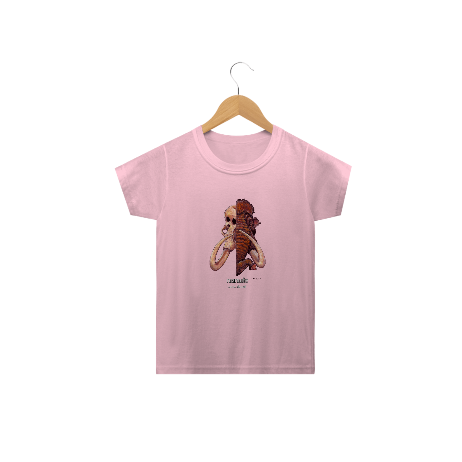 T-Shirt Classic Infantil caras Mamute