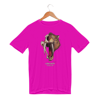 Nome do produto T-Shirt Sport Dry UV Tigre dentes-de-sabre