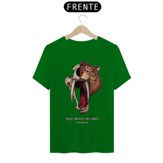 Nome do produto T-Shirt Classic caras Tigre-dentes-de-sabre
