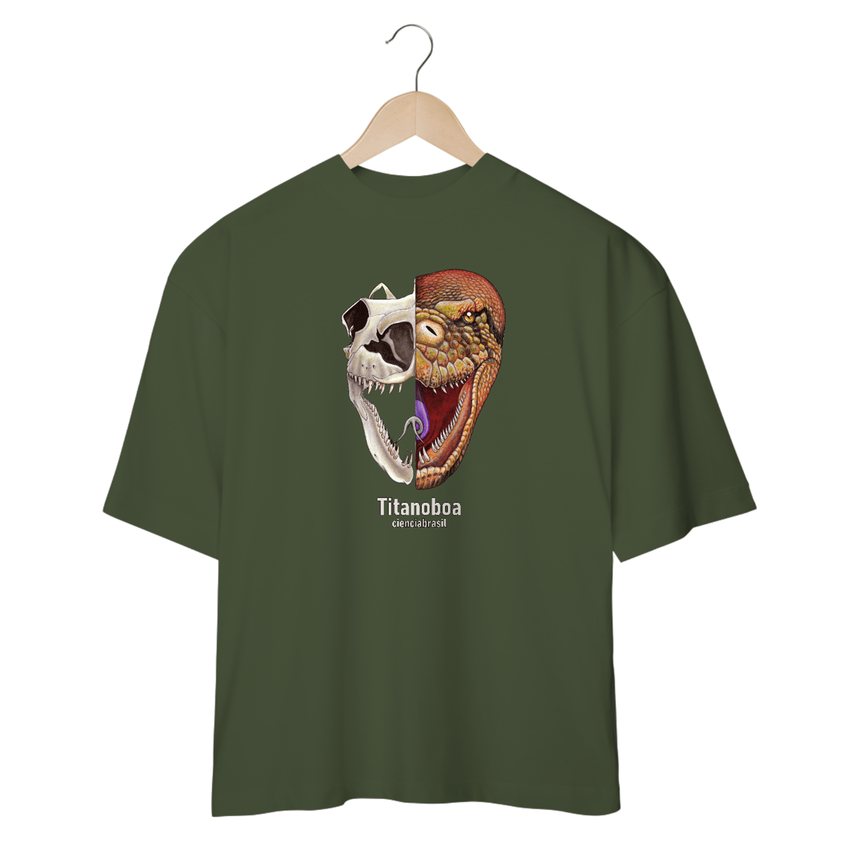 Nome do produto: T-Shirt Oversized Titanoboa