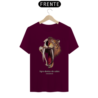 Nome do produto T-Shirt Classic caras Tigre-dentes-de-sabre