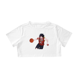 Nome do produto Cropped Luffy Jogando Basquete