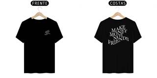 Nome do produto Camisa Street Wear Make Money Not Friends - Preta