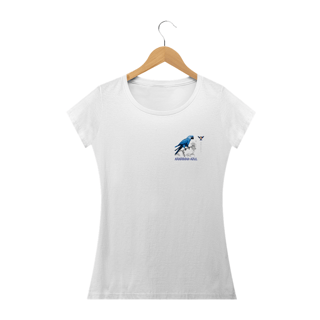 Nome do produto Camiseta Ararinha-azul - Coleção Raiz - Feminina