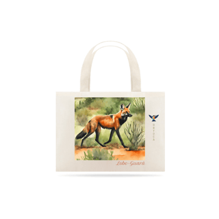 Nome do produto Ecobag Lobo-Guará - Coleção Aquarela