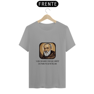 Nome do produto Camiseta - São Padre Pio