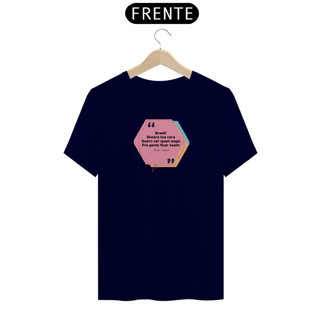 Nome do produto Camiseta - Brasil mostra a tua cara