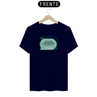 Nome do produto Camiseta-Eu vou pagar a conta do analista
