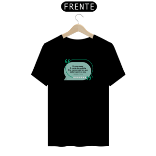 Nome do produto Camiseta-Eu vou pagar a conta do analista