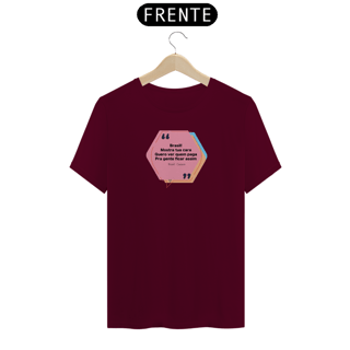 Nome do produto Camiseta - Brasil mostra a tua cara