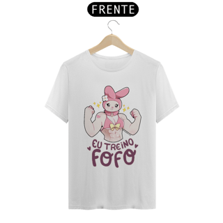 Nome do produto Camiseta My Melody EU TREINO FOFO