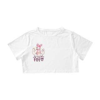 Nome do produto Cropped My Melody EU TREINO FOFO