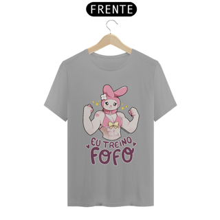 Nome do produto Camiseta My Melody EU TREINO FOFO