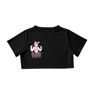 Nome do produto Cropped My Melody EU TREINO FOFO