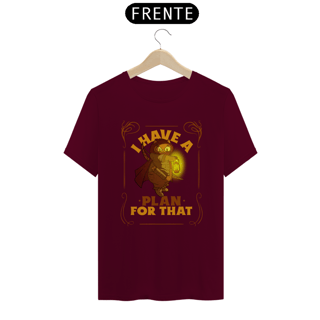 Nome do produto I have a PLAN for that - RPG CATS CAMISETA UNISSEX