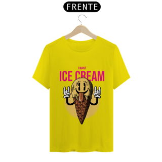 Nome do produto Camiseta Classic - I Want Ice Cream