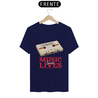 Nome do produto Camiseta Classic - Música salva Vidas  (PROMOÇÃO CAMIZ)