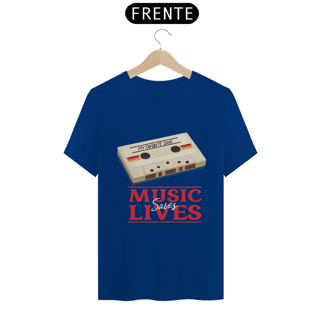 Nome do produto Camiseta Classic - Música salva Vidas  (PROMOÇÃO CAMIZ)