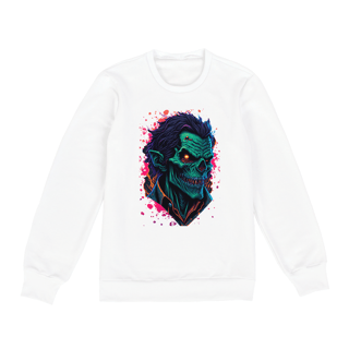 Nome do produto Moletom Fechado - Zumbi Halloween