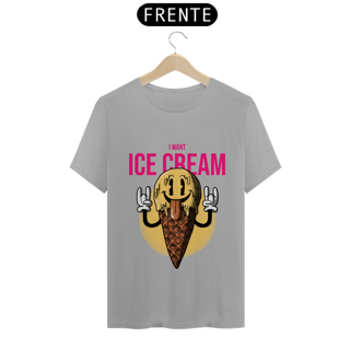 Nome do produto Camiseta Classic - I Want Ice Cream