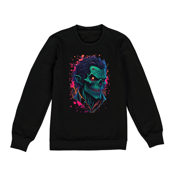 Moletom Fechado - Zumbi Halloween