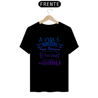 Nome do produto Camiseta - A vida é Curta
