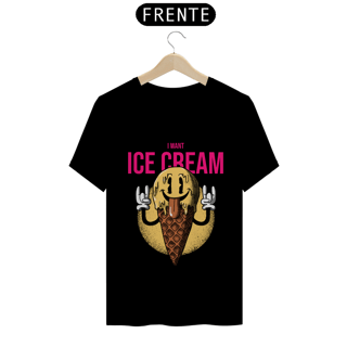 Nome do produto Camiseta Classic - I Want Ice Cream