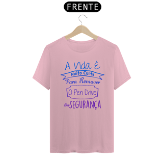 Nome do produto Camiseta - A vida é Curta