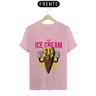 Nome do produto Camiseta Classic - I Want Ice Cream