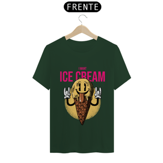 Nome do produto Camiseta Classic - I Want Ice Cream
