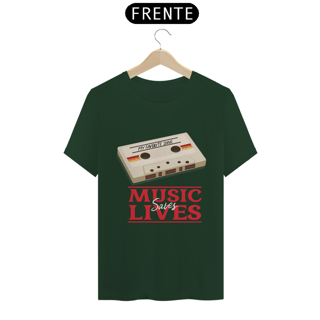 Nome do produto Camiseta Classic - Música salva Vidas  (PROMOÇÃO CAMIZ)
