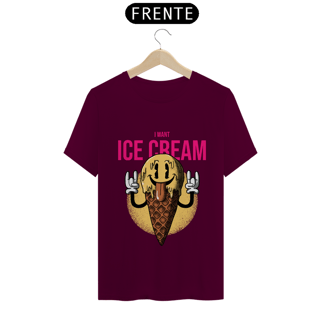 Nome do produto Camiseta Classic - I Want Ice Cream