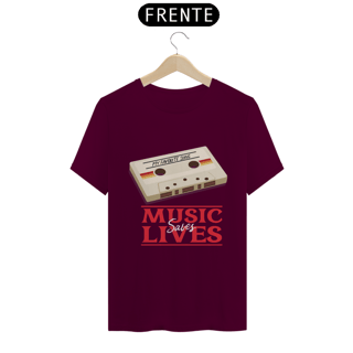 Nome do produto Camiseta Classic - Música salva Vidas  (PROMOÇÃO CAMIZ)