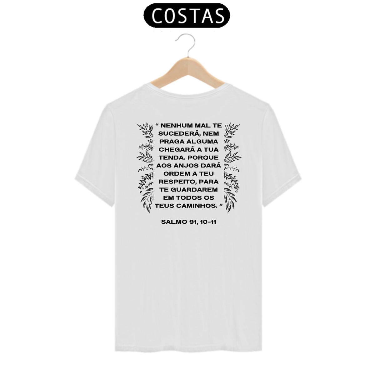 Nome do produto: Camiseta Salmo 91, 10-11