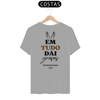 Nome do produto Camiseta Em Tudo Dai Graças