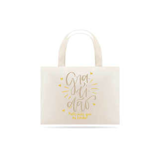 Nome do produto Bolsa Ecobag Gratidão