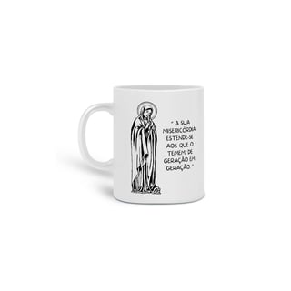 Nome do produto Caneca De Porcelana Personalizada, Mãe Santíssima 
