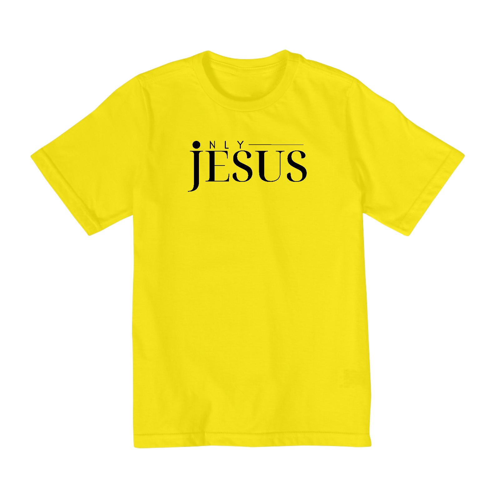 CAMISETA ONLY JESUS QUALITY INFANTIL 10 A 14 ANOS