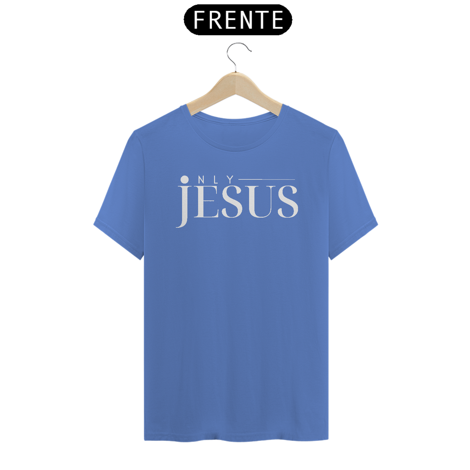 CAMISETA ONLY JESUS ESTONADA MASCULINA