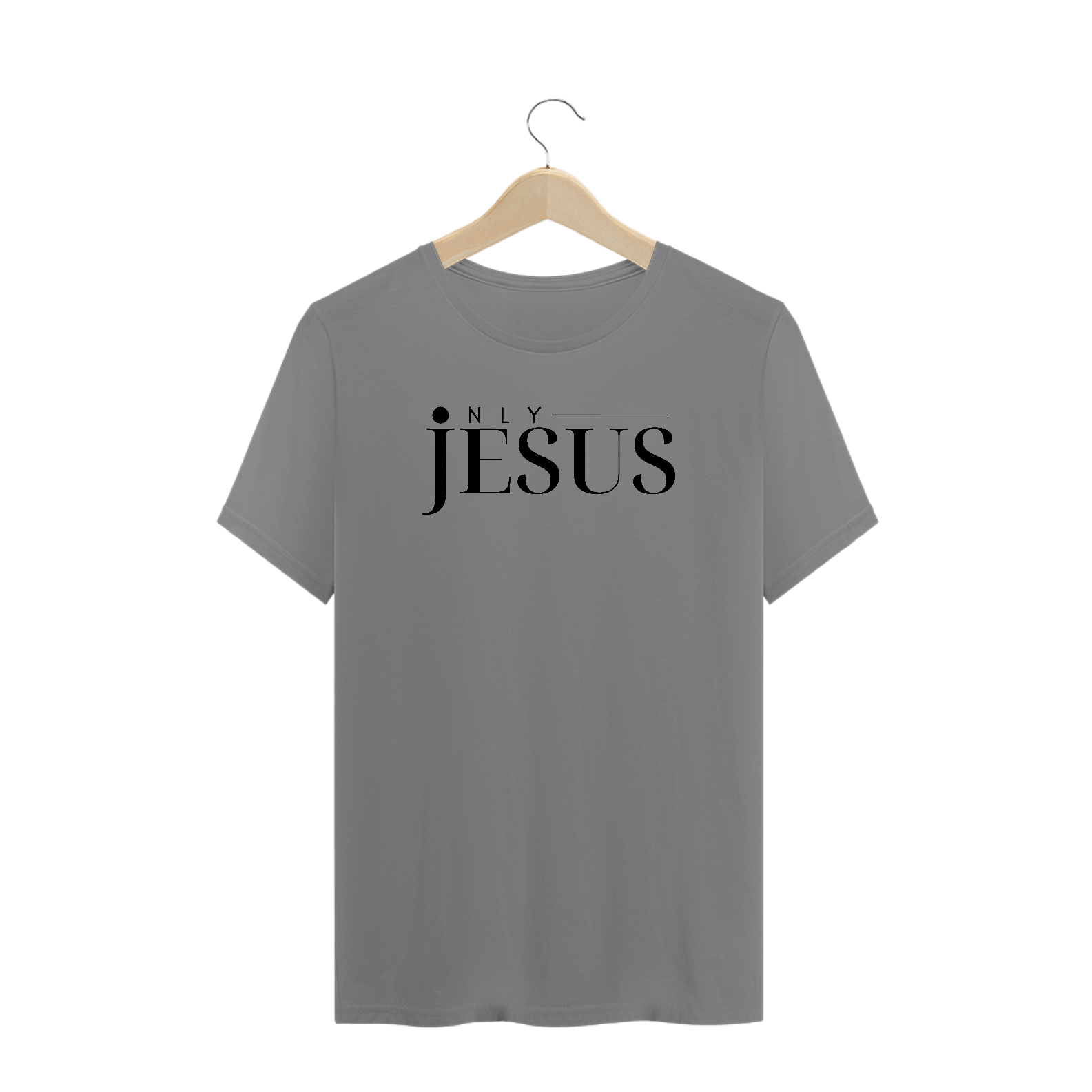 CAMISETA ONLY JESUS PLUS SIZE MASCULINA