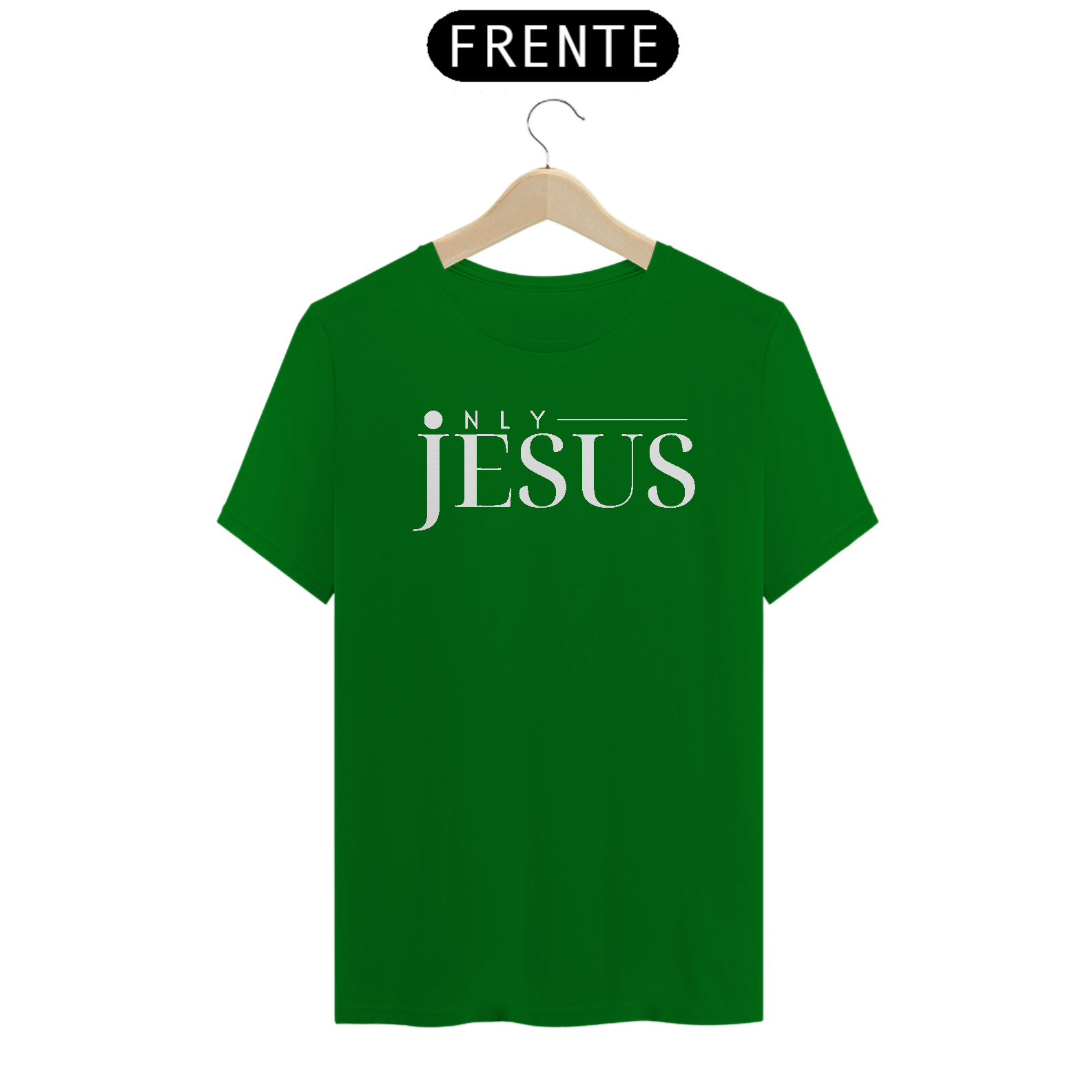 CAMISETA ONLY JESUS QUALITY MASCULINA