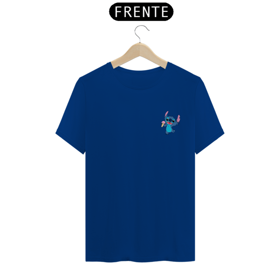 Camiseta Stitch com sorvete
