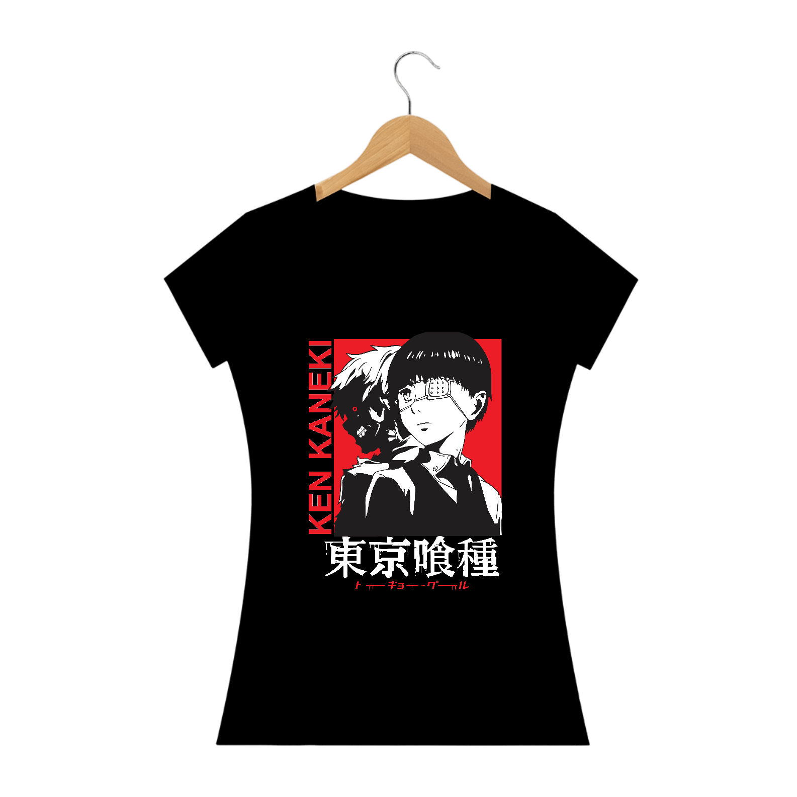 Camisa Feminina Kaneki Ken