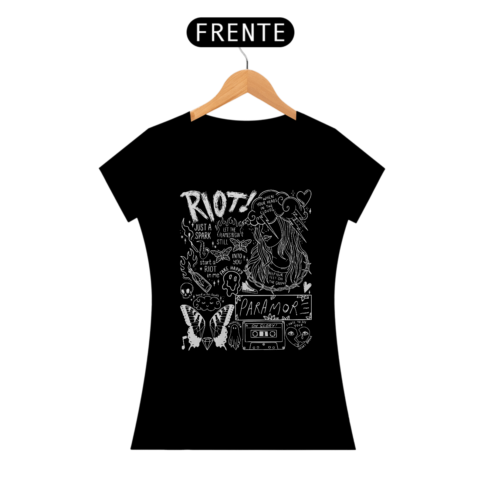 Camisa Feminina Paramore 