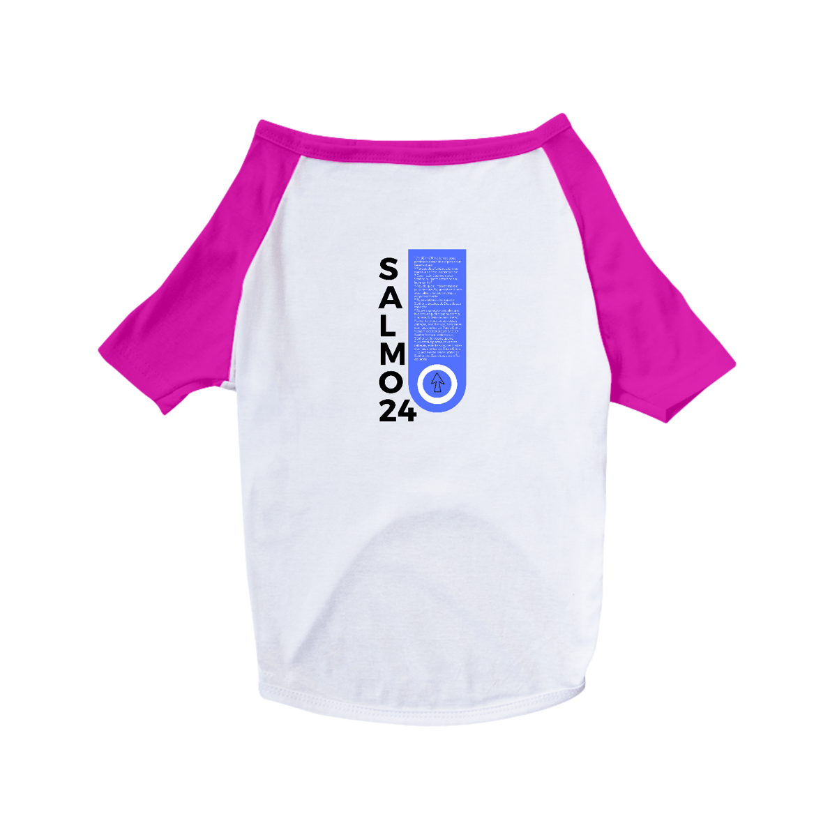 Nome do produto: Camisa Pet Dog SALMO 24 