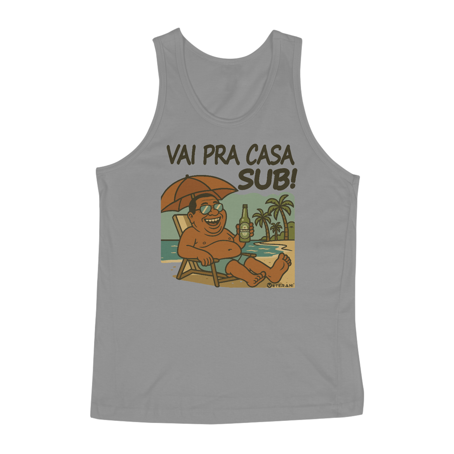 Vai pra casa SUB! Regata Masculina Quality