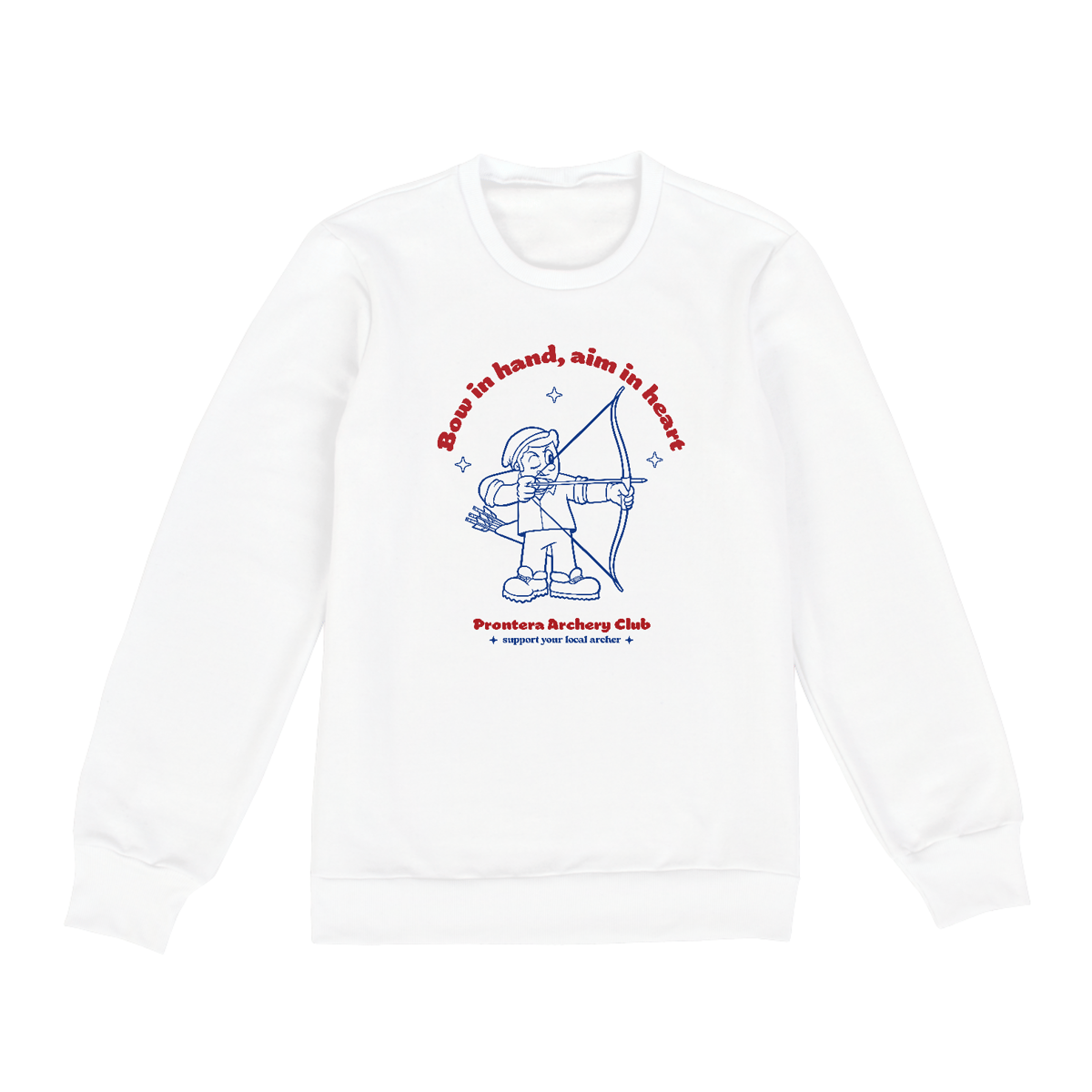 Nome do produto: Moletom Blusão - Bow in hand, aim in heart