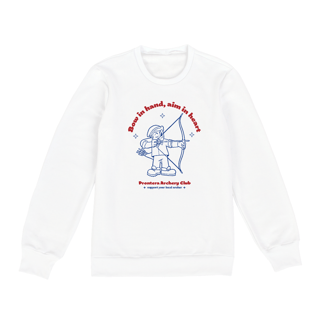 Nome do produto Moletom Blusão - Bow in hand, aim in heart